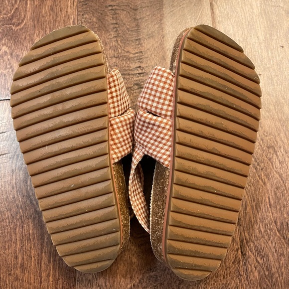 Girl Gingham Vichy Sandals by Mango, size 7.5 - Picture 4 of 4